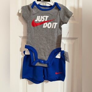 NWT Nike Just Do It Shorts Set